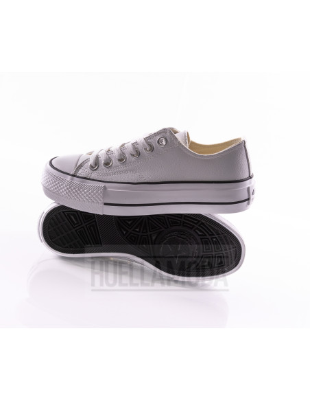 ZAPATILLA ANDYZ LONA DOBLE PISO BLANCA