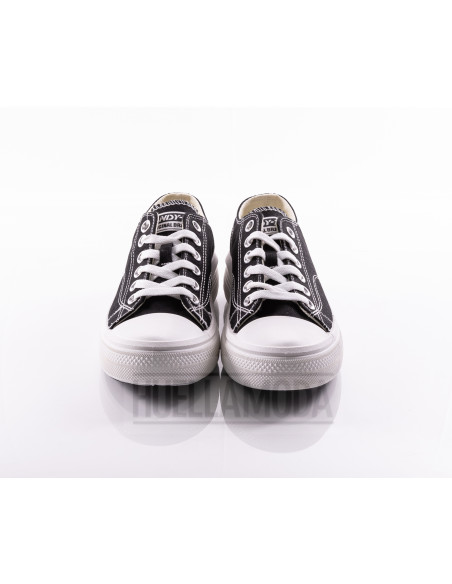 Zapatilla lona con plataforma Andyz negro.