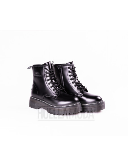 Bota militar Andyz plataforma negro
