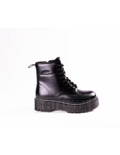 Bota militar Andyz plataforma negro