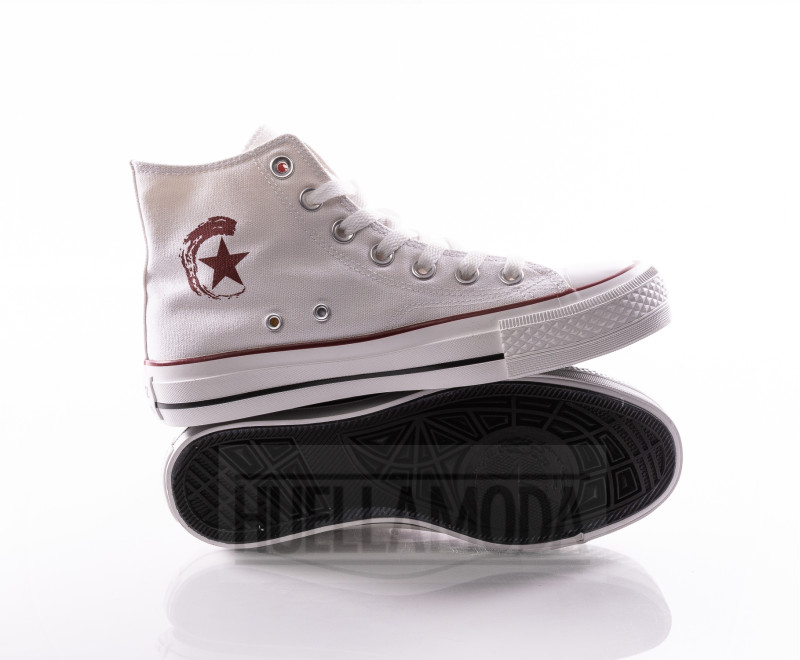 Bota de lona Andyz blanco