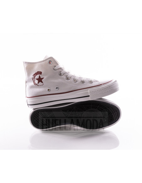 Bota de lona Andyz blanco